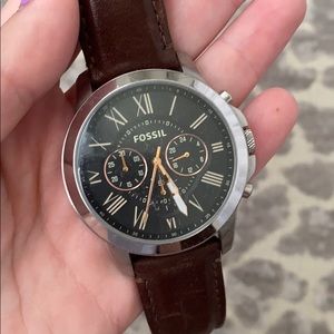Men’s Brown Leather Watch